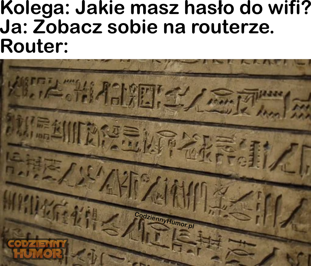 Hasło do wifi na routerze