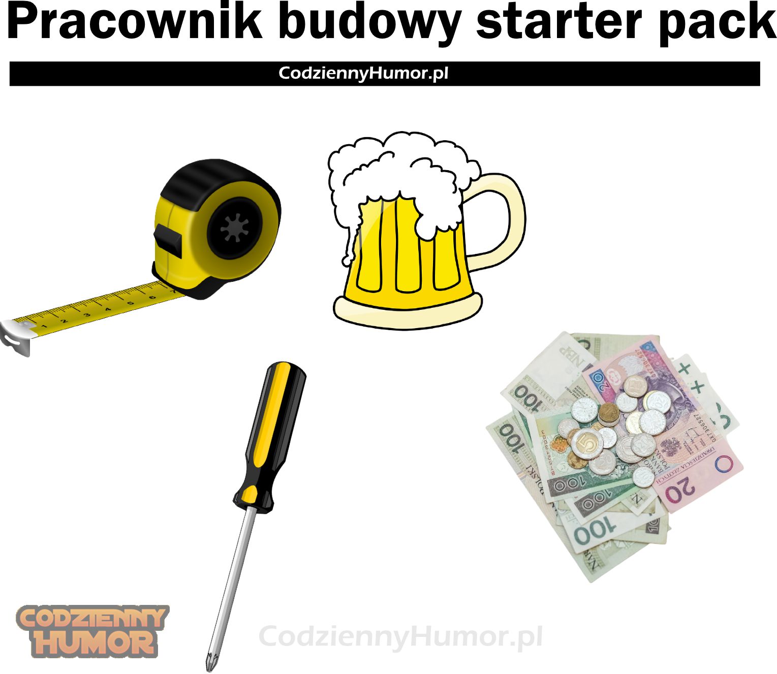 Pracownik budowy starter pack