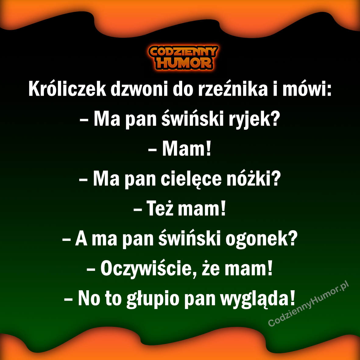 Króliczek dzwoni do rzeźnika..