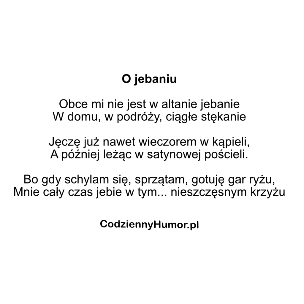 O jebaniu