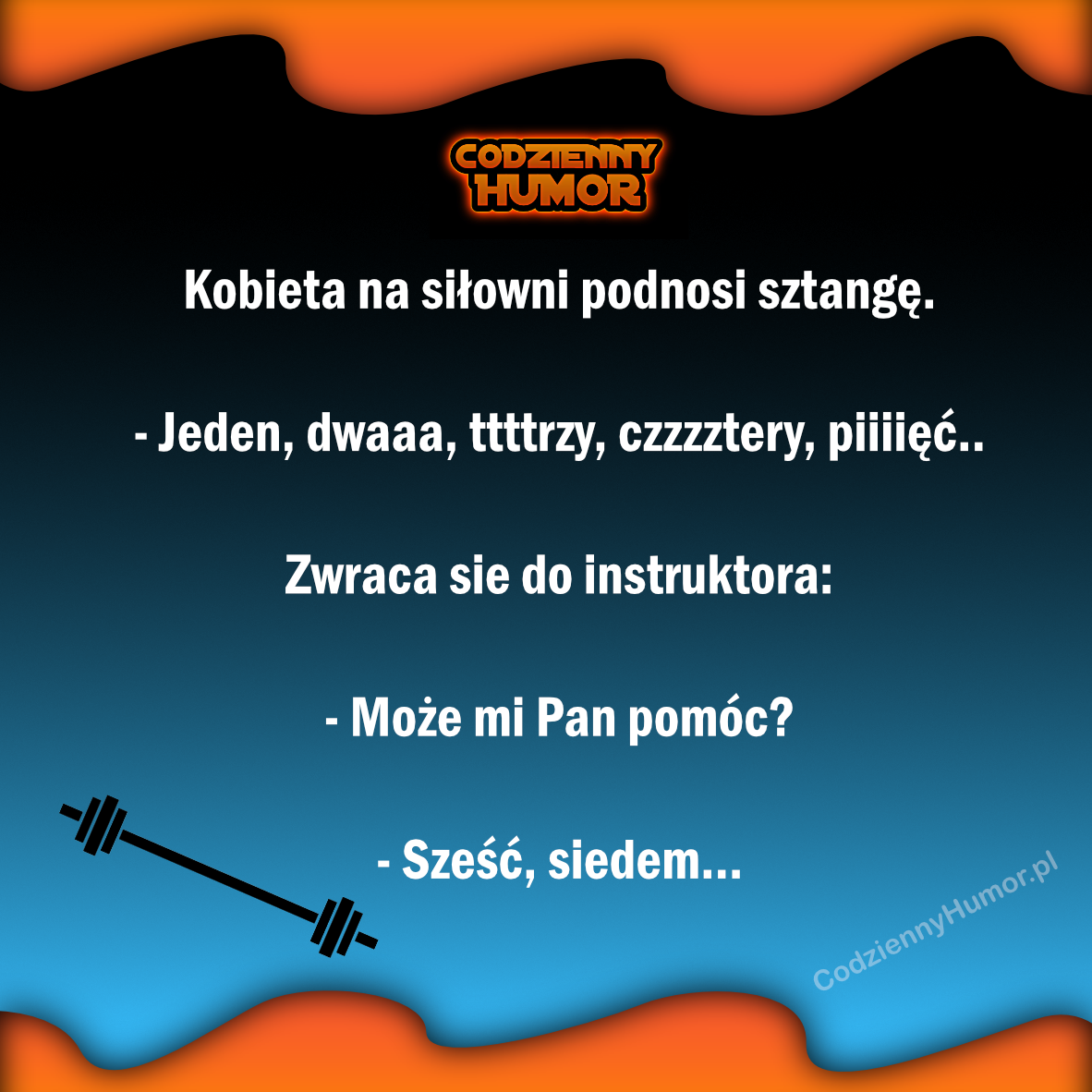 Kobieta na siłowni podnosi sztangę