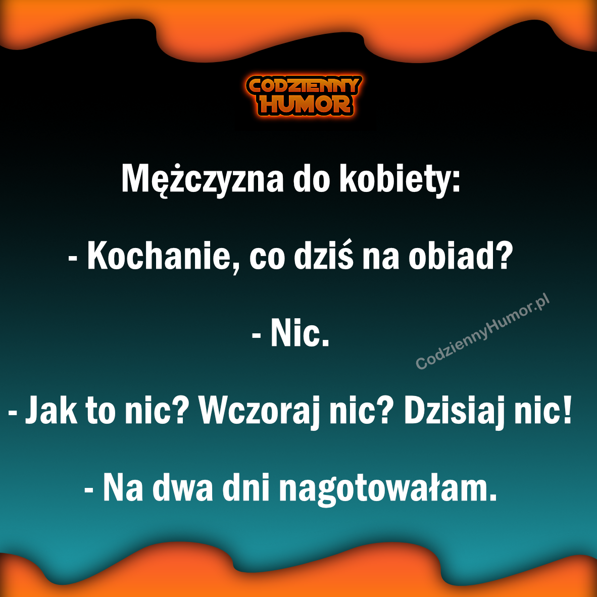 Mężczyzna mówi do kobiety: