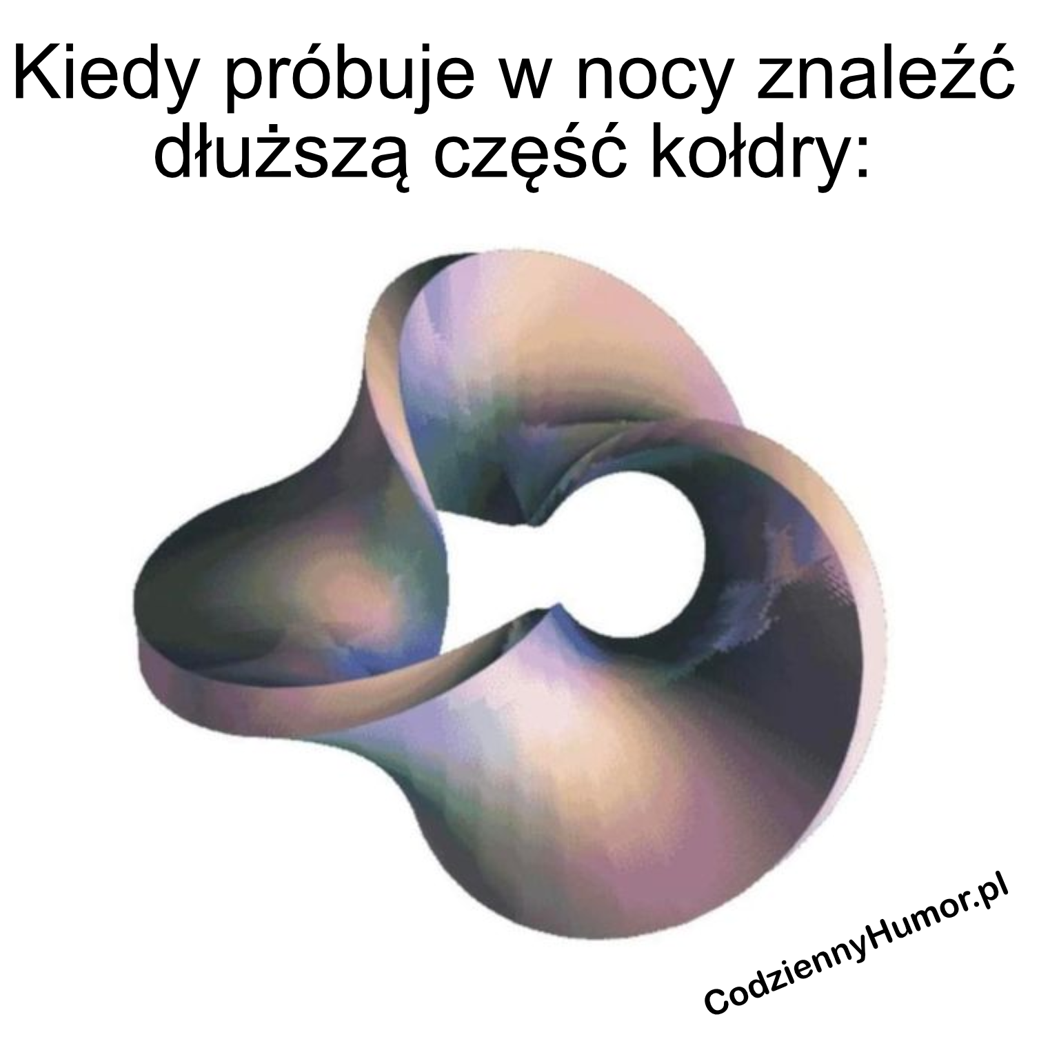 Dłuższa część kołdry