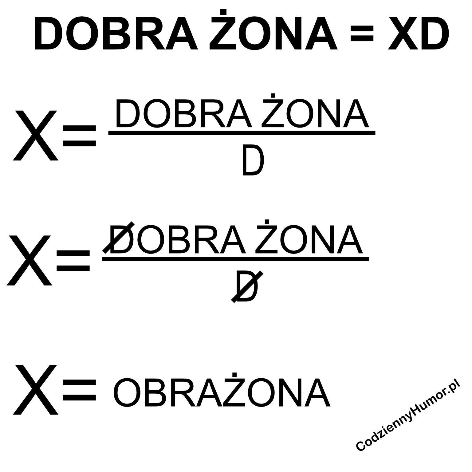 Obrażona żona