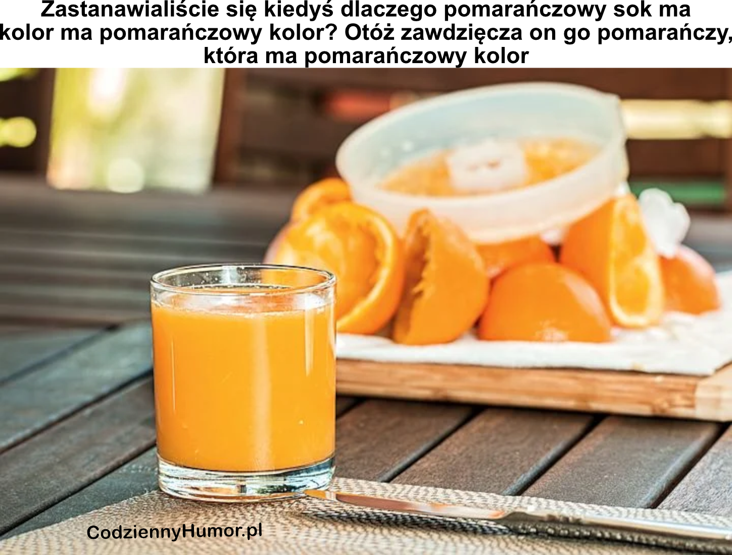 Sok pomarańczowy