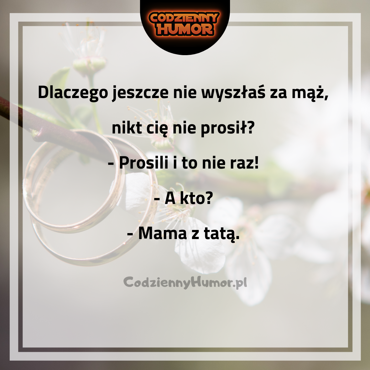 Dlaczego nie wyszłaś za mąż?