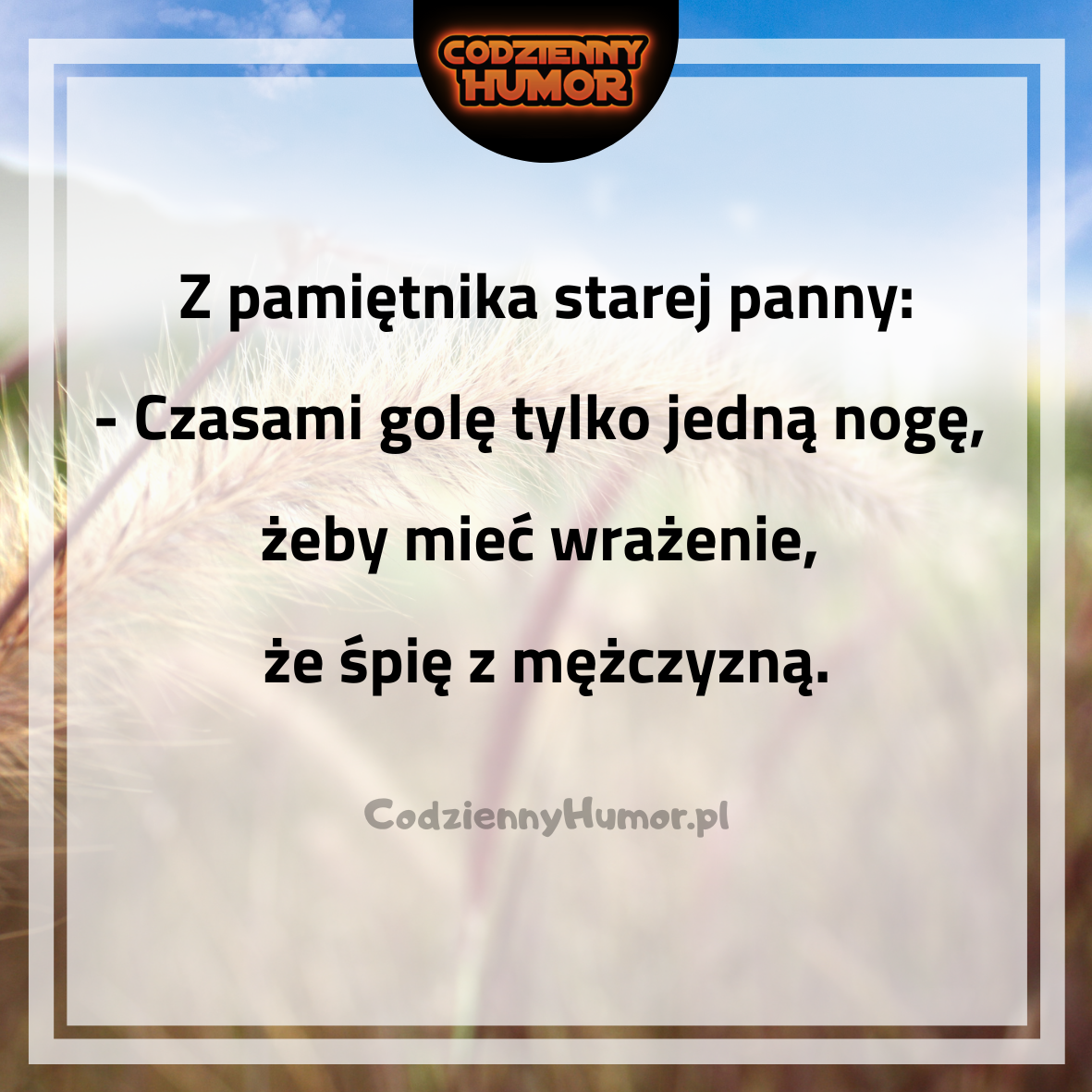 Z pamiętnika starej panny