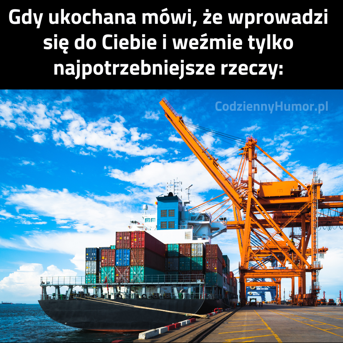 Gdy wprowadza się do Ciebie kobieta