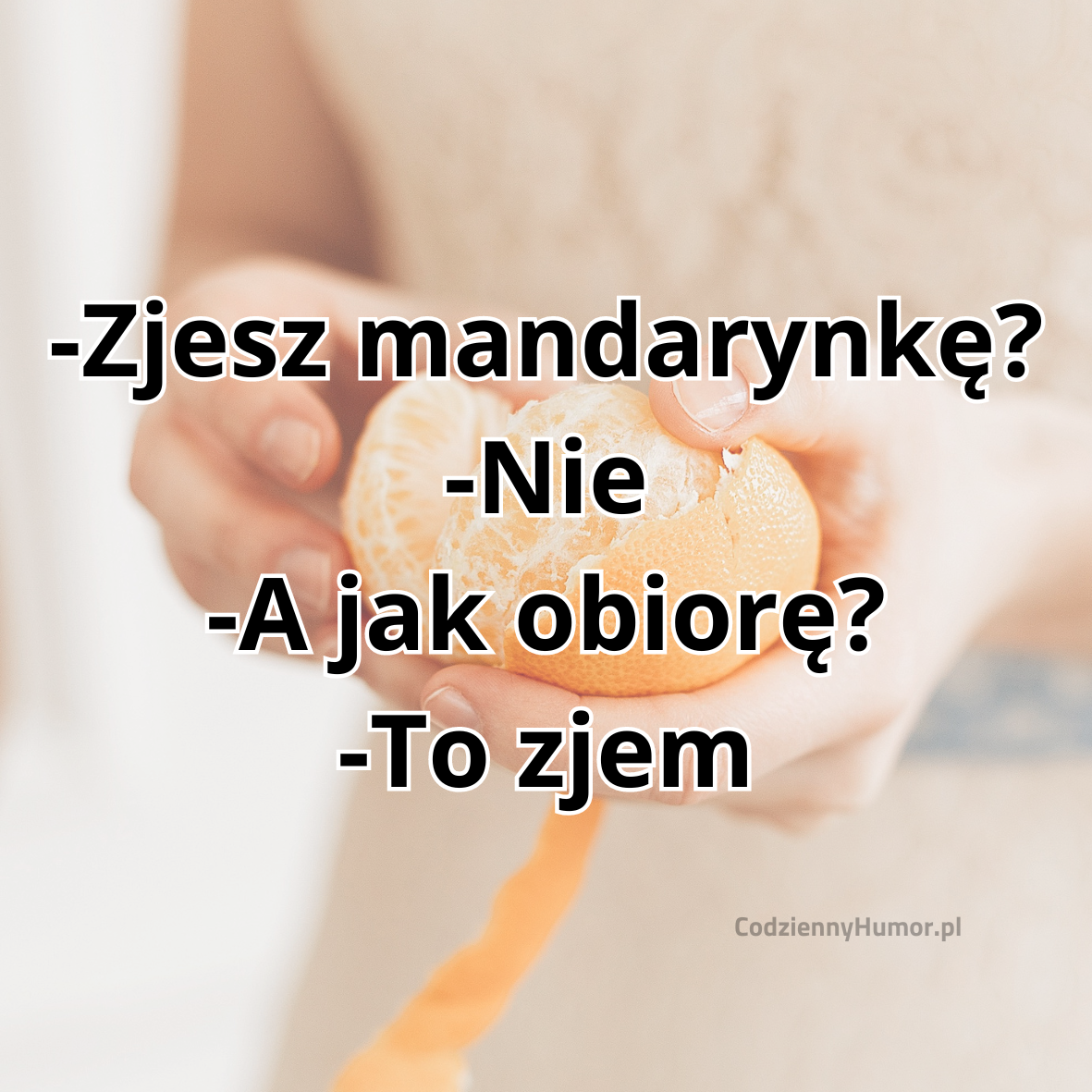 Zjesz mandarynkę?