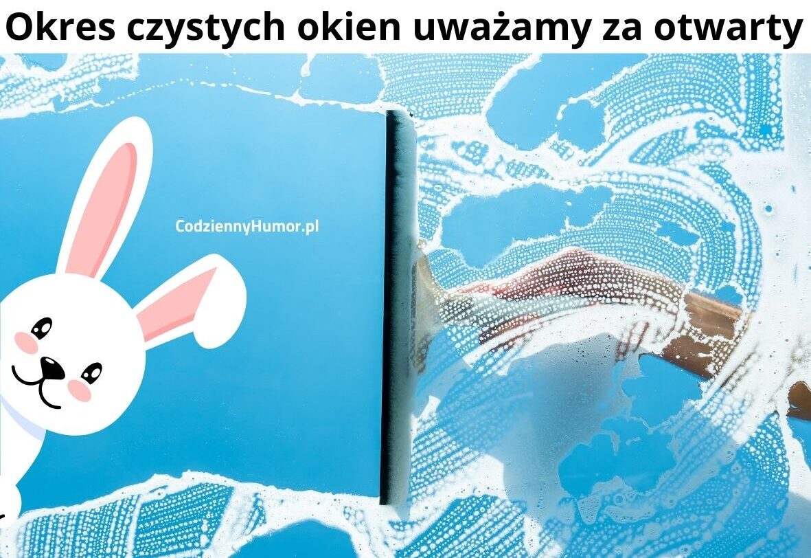 Czyste okna na Wielkanoc