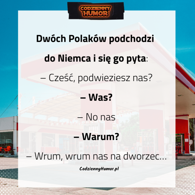 Dwóch Polaków podchodzi do Niemca