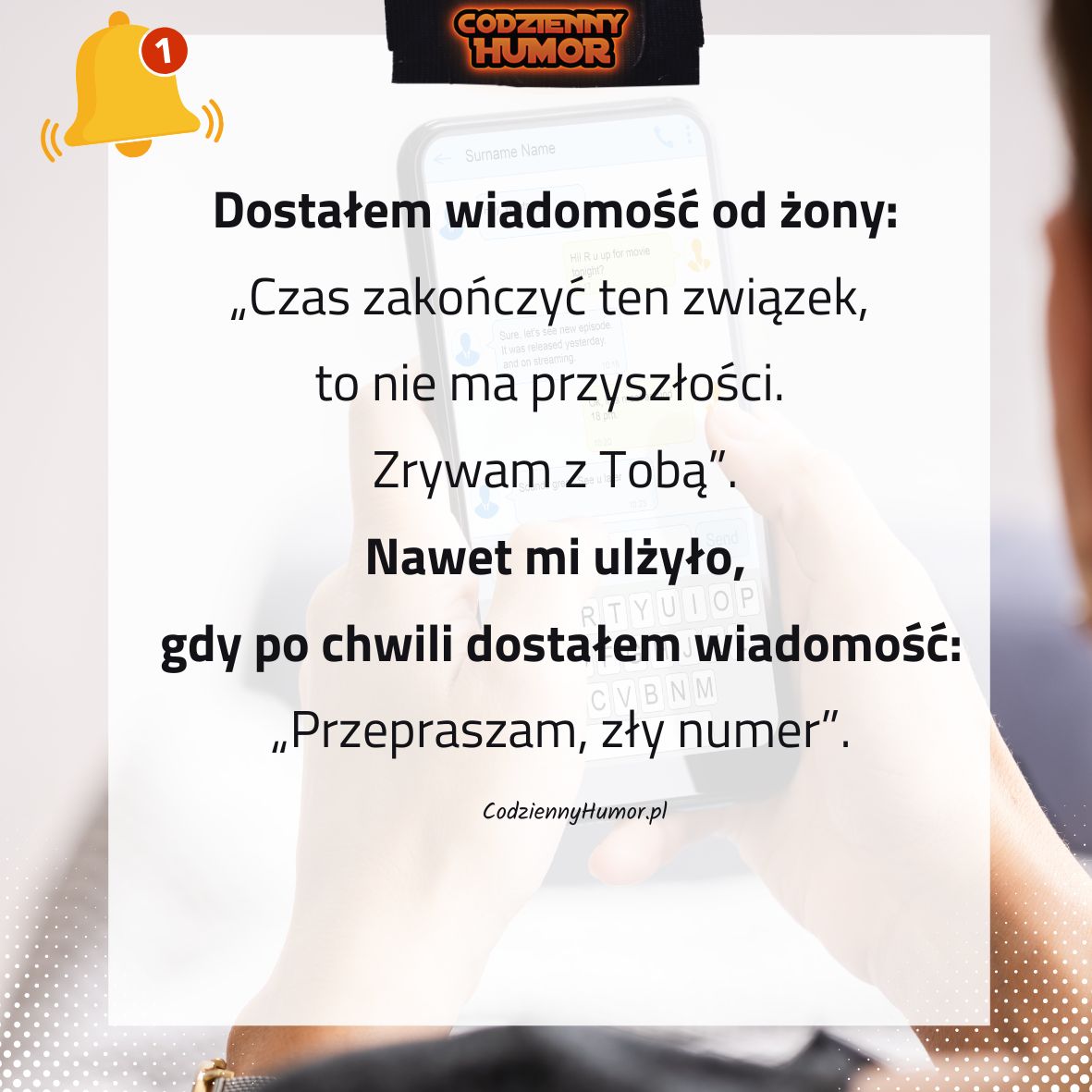 SMS na zły numer