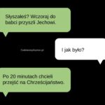 Wizyta jehowych u babci