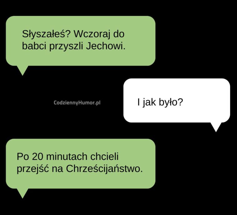 Wizyta jehowych u babci