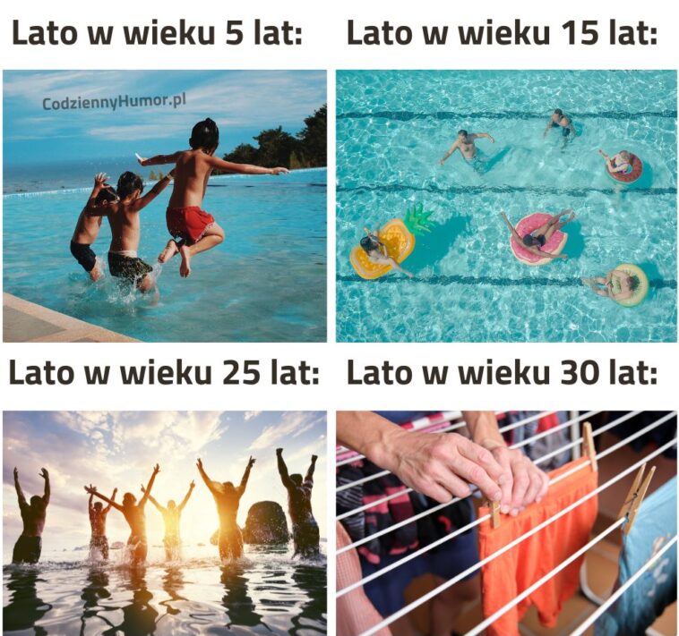 Lato teraz vs lato kiedyś