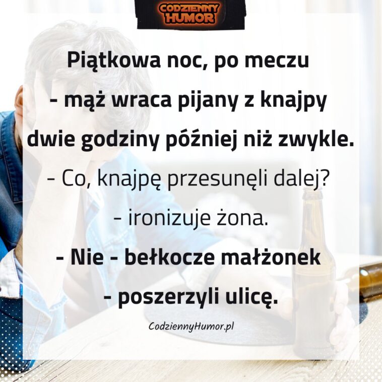 Pijany mąż