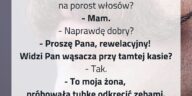 Środek na porost włosów kawał