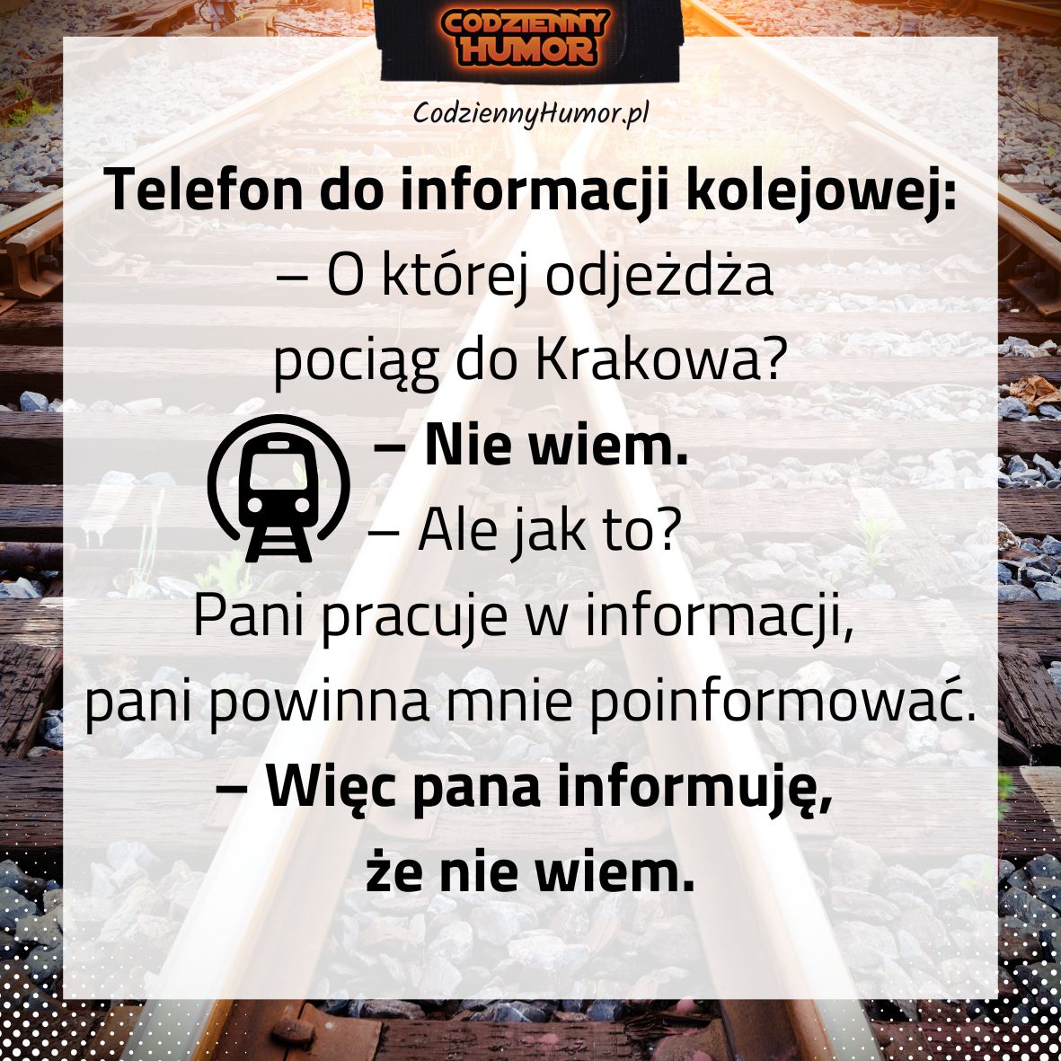 O której pociąg do Krakowa?