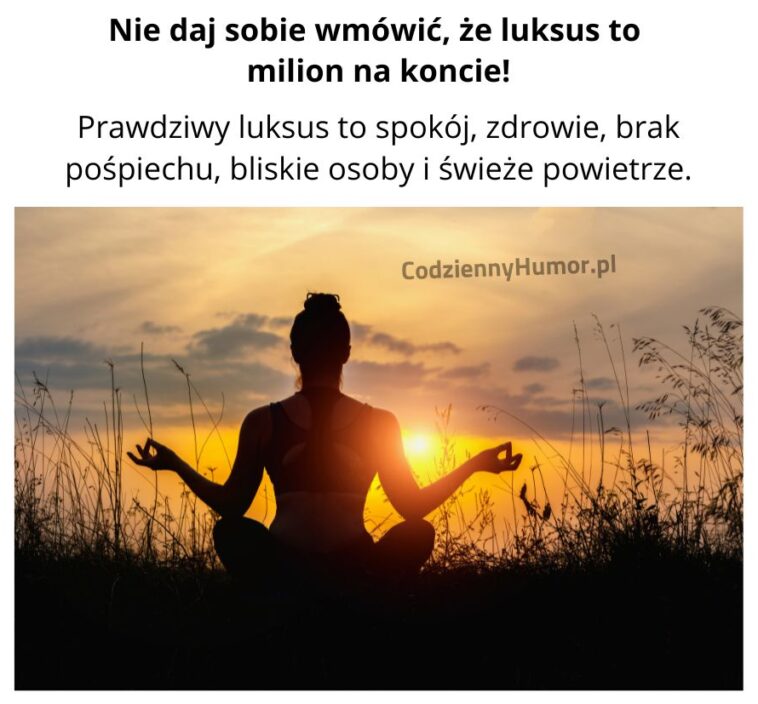 Święty spokój w życiu