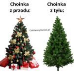 Choinka z przodu vs choinka z tyłu