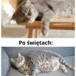 Przed świętami vs po świętach