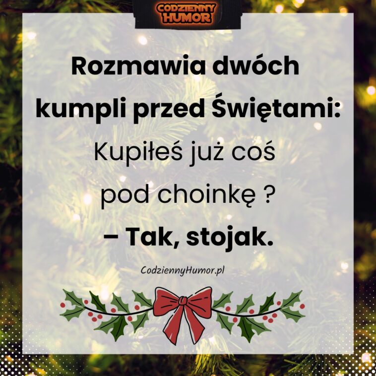 Stojak pod choinkę