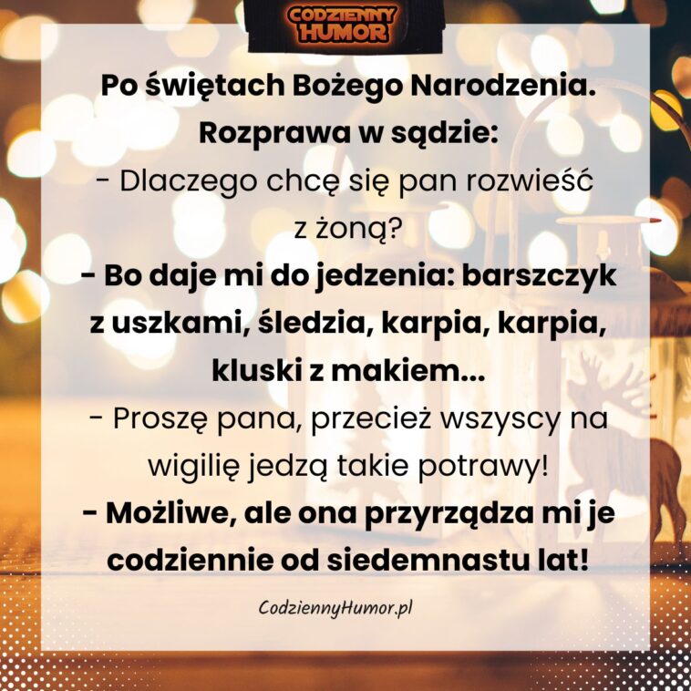 Rozprawa po świętach