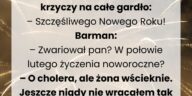 Ciężki powrót z sylwestra