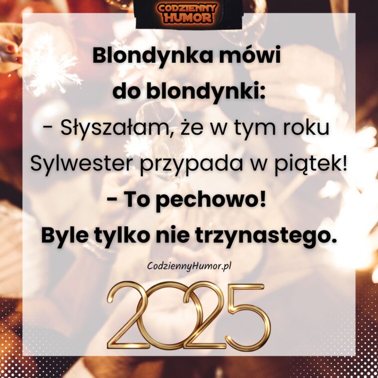 Sylwester u blondynki