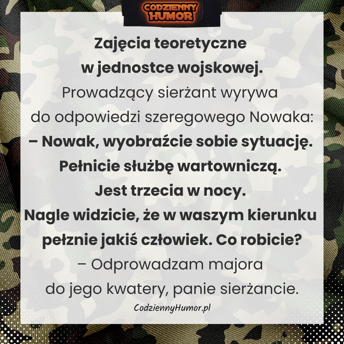 Zajęcia w wojsku