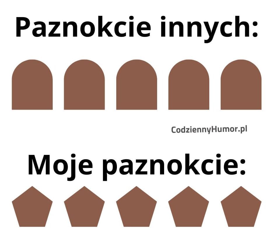Poobgryzane paznokcie
