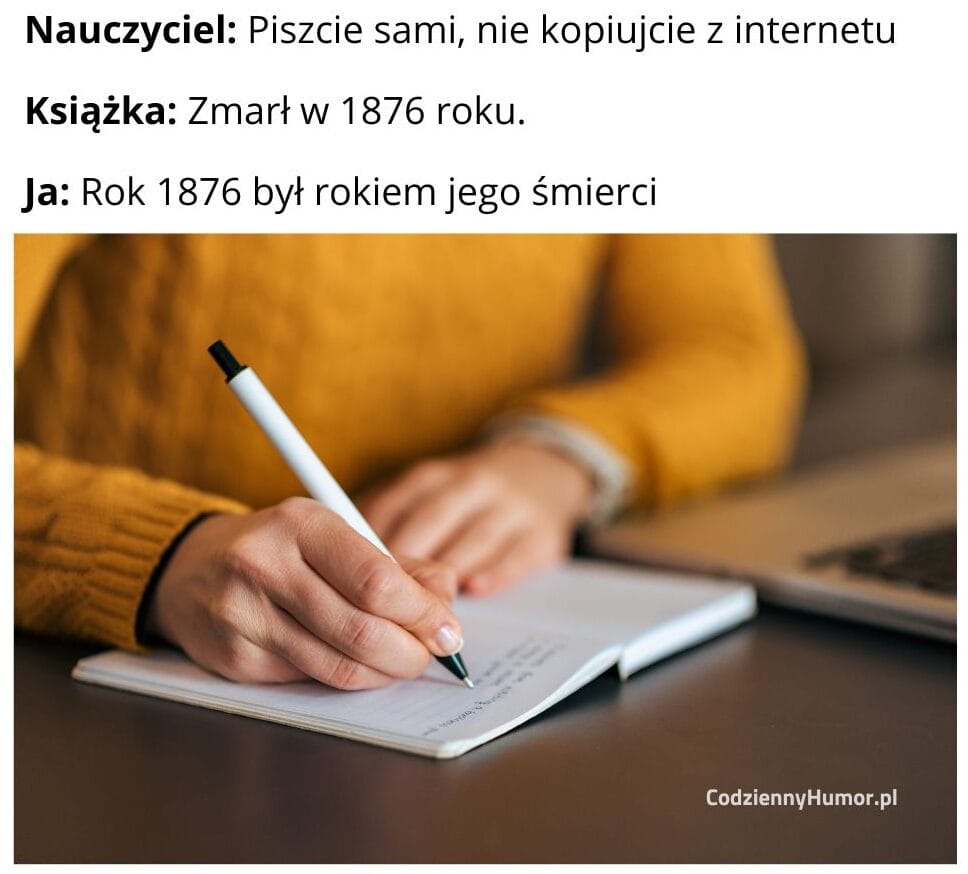 Pisanie prac w szkole