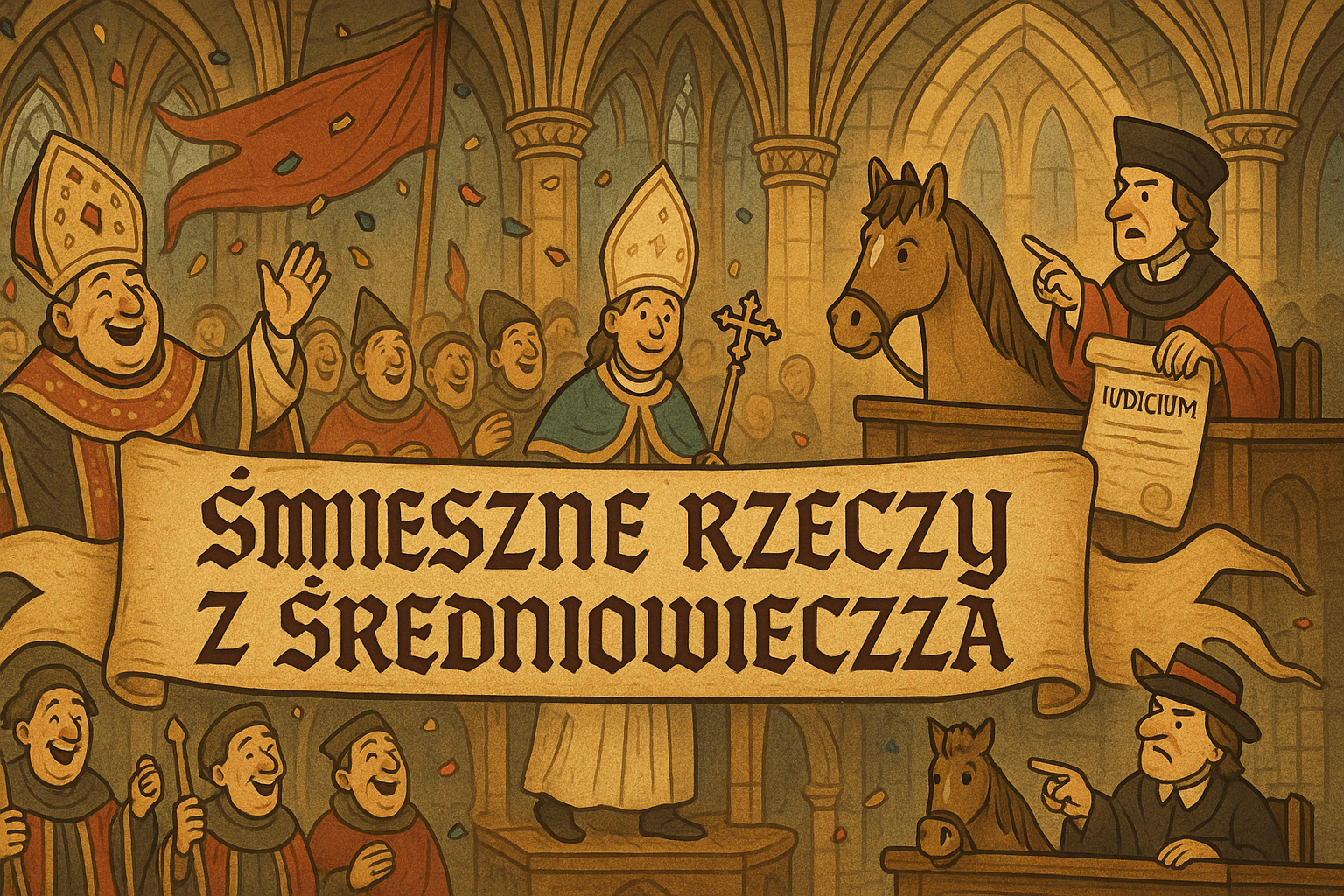 Śmieszne rzeczy, jakie robili w średniowieczu