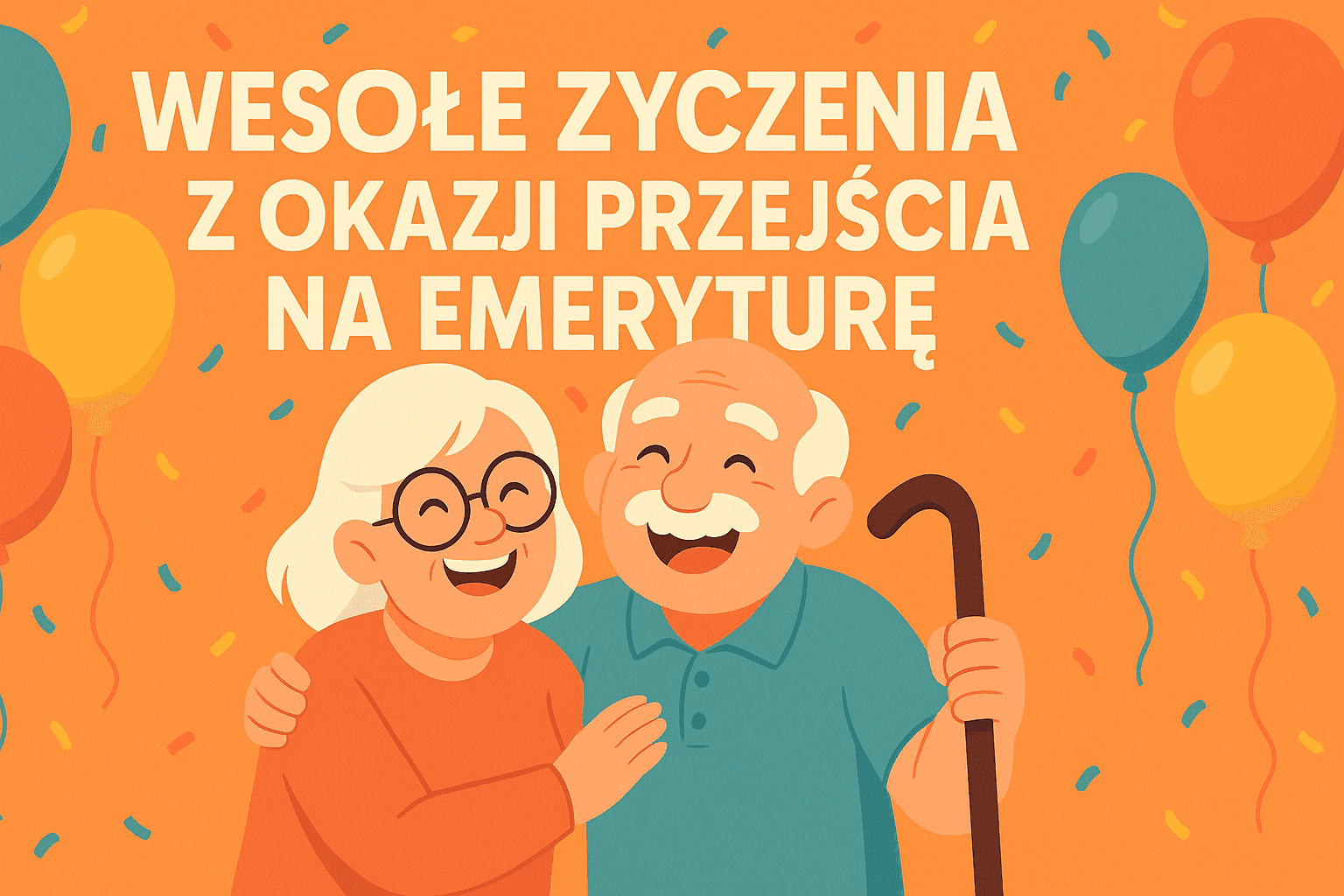 Wesołe życzenia z okazji przejścia na emeryturę